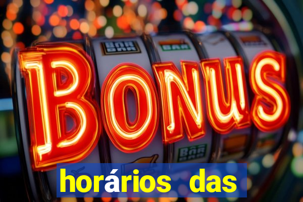 horários das plataformas de jogos